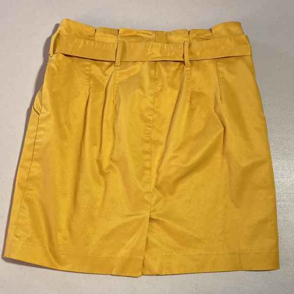 Banana Republic size 6, gold skirt with belt - Picture 2 of 11
